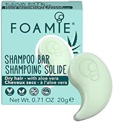 Foamie Travel Sized Aloe Vera Baton de săpun pentru Corpul 1buc