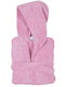 Das Home 5905 Bathrobe with Hood Pink Nude 430gr/m²