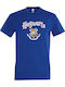 Παιδικό T-shirt Royal Blue Retro Hogwarts Logo Harry Potter
