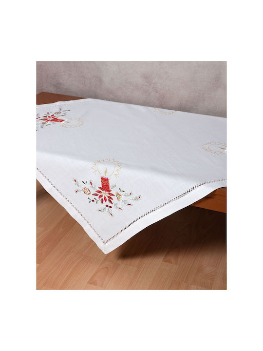 Silk Fashion Christmas Tablecloth L135xW175cm.