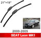 Bosch Aerotwin Front Wiper Blades Set 3398000011 Seat Leon Mk1 2000-2005 Front Set 53cm 48cm 21" + 19" 2 Pieces