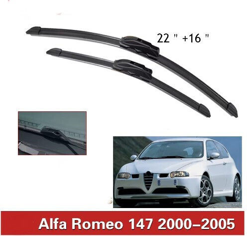 Bosch Aerotwin Front Wiper Blades Set 3398000006 Alfa Romeo 147 2000-2010 Front Set 55cm 40cm 22" + 16" 2 Pieces