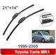 Bosch Aerotwin 3398000017 Front Wiper Blades Set for Toyota Yaris 1999~2005 Mk1 Set 53cm 35cm 21" & 14" 2 Pieces