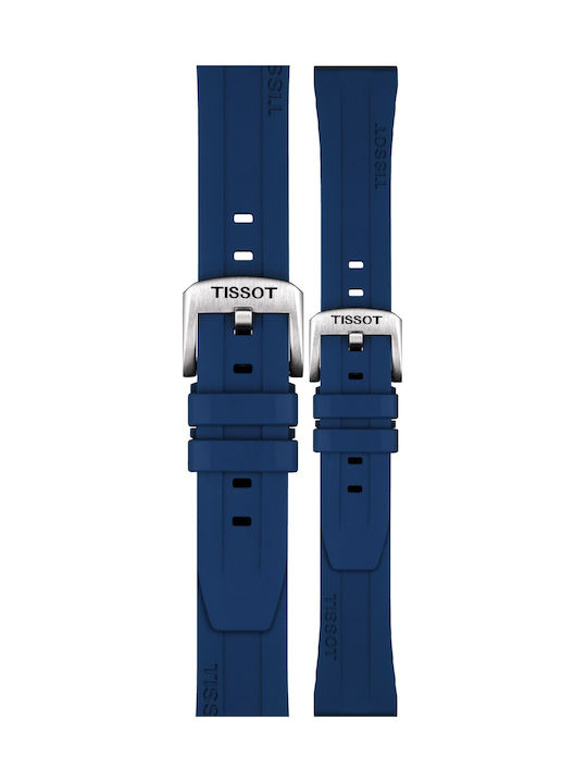 Tissot Rubber Strap Blue 20mm