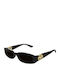 Gucci Women’s Sunglasses With Black Horn-Rimmed Frame And Grey Lens GG1661S 001