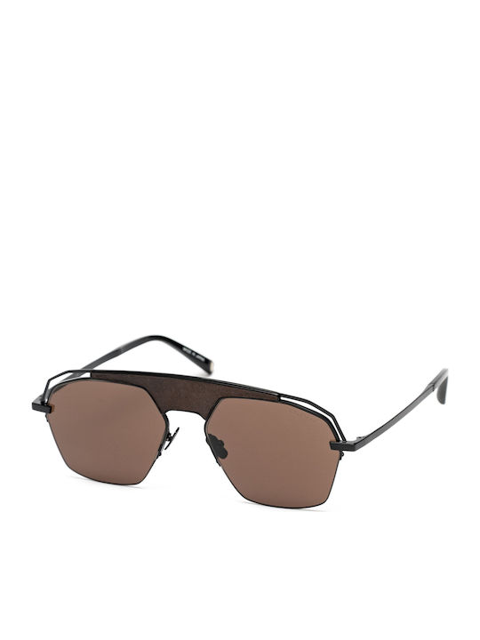 Belstaff Unisex Γυαλιά Ηλίου με Καφέ Μεταλλικό Σκελετό και Καφέ Φακό