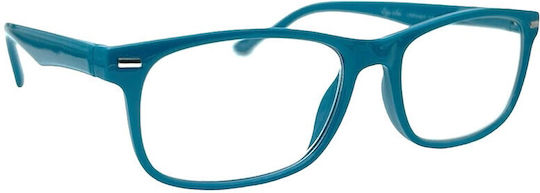 Lumia Optics Reading Glasses +2.50 in Turquoise color C4CPR2401250