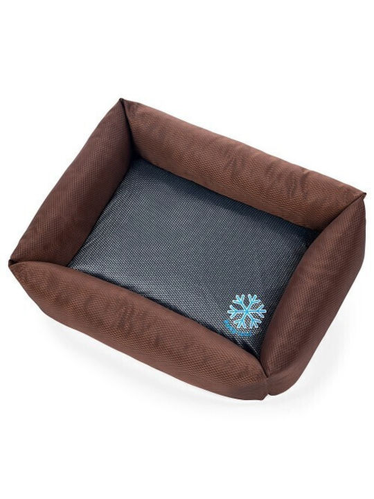 ThermoSwitch Sofa Dog Bed Brown 120x75cm.