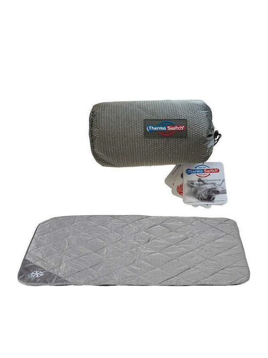 ThermoSwitch Матрак Легло за куче Охлаждащо Сив 140x100см.