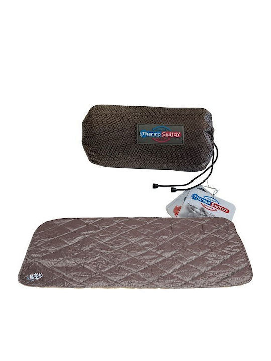 ThermoSwitch Матрак Легло за куче Охлаждащо Кафяв 140x100см.