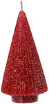 Kaemingk Christmas Red Candle 17x8.5cm 740898