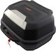 STR Motorcycle Aluminum Top Case 48lt Black