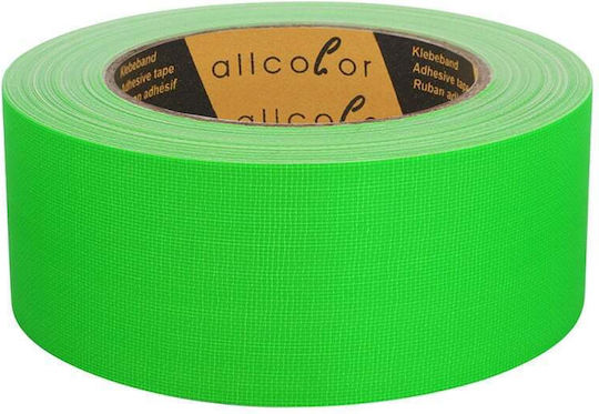 Allcolor Fabric Neon Cloth Gaffer Tape 649-50 Ng Gaffer 50mm X 25m Neon Green