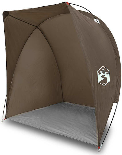 vidaXL Fishing Tent Brown for 1 Person 150x100x150cm