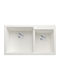 Blanco Infino Silgranit Puradur 527640 Drop-In Мивка Ляв от Синтетичен Гранит Ш86xД50см Бял
