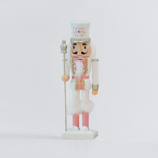 Eurolamp Nutcracker de Crăciun Alb din Plastic
