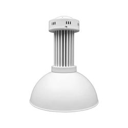 KT Lighting Φωτιστικό Καμπάνα 80W Θερμό Λευκό με Ενσωματωμένο LED Λευκό