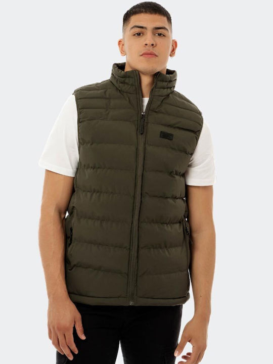 Αμάνικο Μπουφάν Puffer Χακί