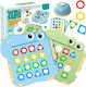 Match Shapes Montessori Joc Educațional de Cunoștințe