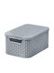 Curver Coș De Rufe Din Plastic 6lt Cu Capac 29.1x19.8x14.2cm Gri