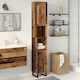 vidaXL Wall Hung Cabinet Bathroom Column Cabine...