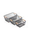 Oriana Ferelli Storage Basket Black 3pcs