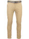Trousers Chino in Slim Fit Beige