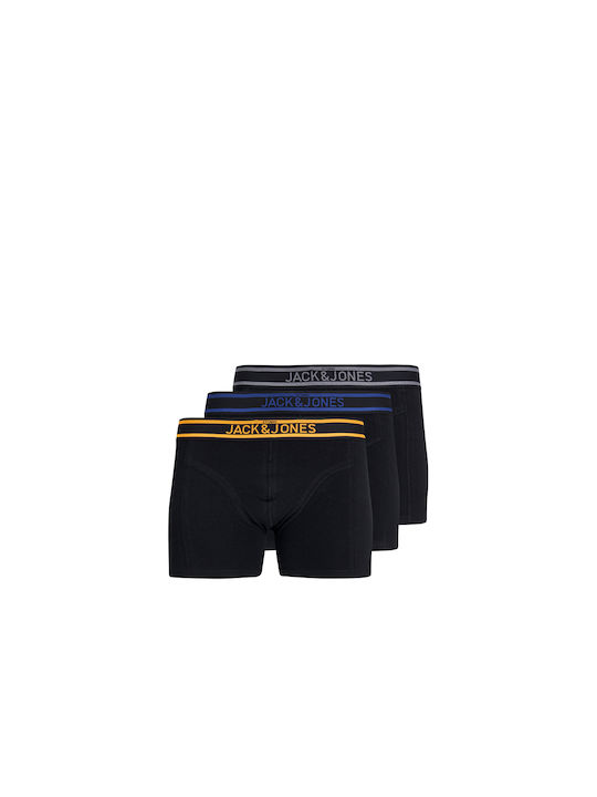 Slipuri pentru bărbați Black 3Pachet