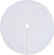 Christmas Tree Skirt Fabric White with Furry Texture D150cm.