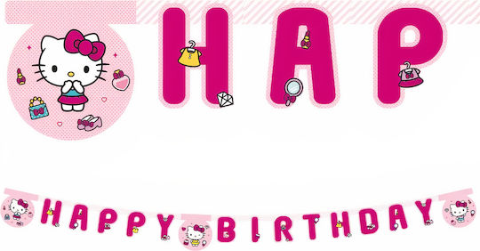 Procos Happy Birthday Ghirlandă Pentru Petreceri Hello Kitty 200 cm