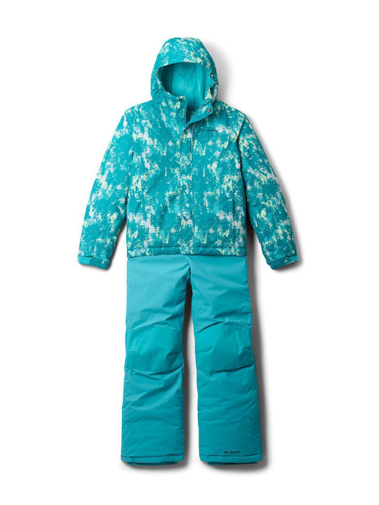 Columbia Buga Ii 2088901-336 Kids Trousers and Jacket Set for Ski & Snowboard Green
