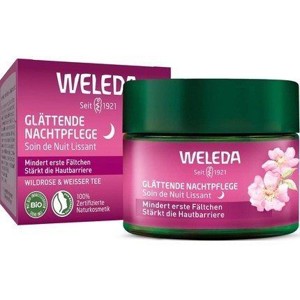 Weleda Wild Rose & White Tea Κρέμα Προσώπου Νυκτός για Ενυδάτωση & Αντιγήρανση 40ml