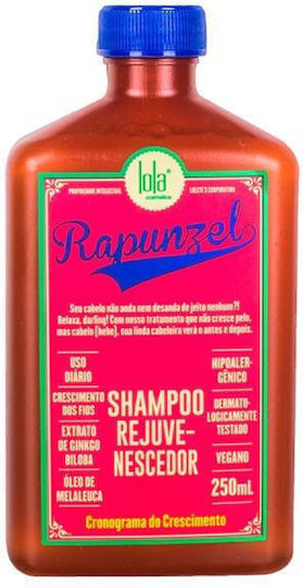 Lola Cosmetics Rapunzel Sampon De Par Volum Și Strălucire Pentru Toate Tipurile De Păr 250ml