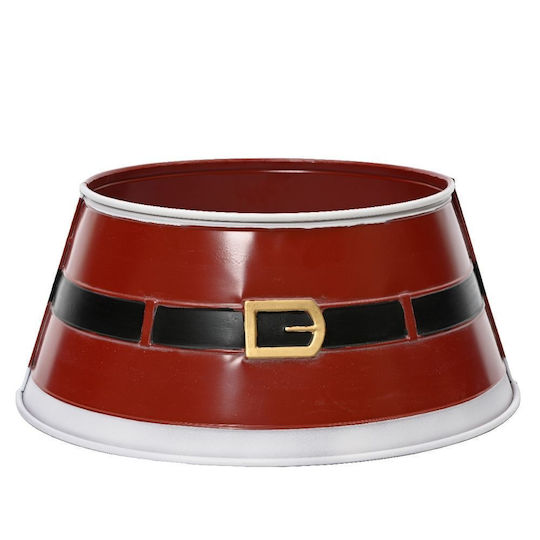 Christmas Tree Skirt Metal Red M27xH70cm.