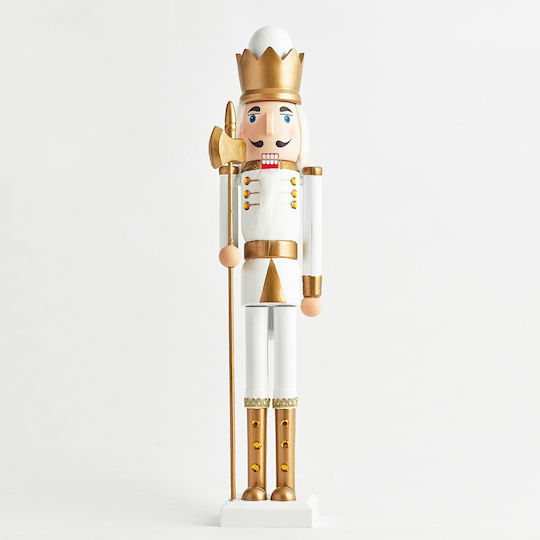 Eurolamp Nutcracker de Crăciun Alb din Plastic