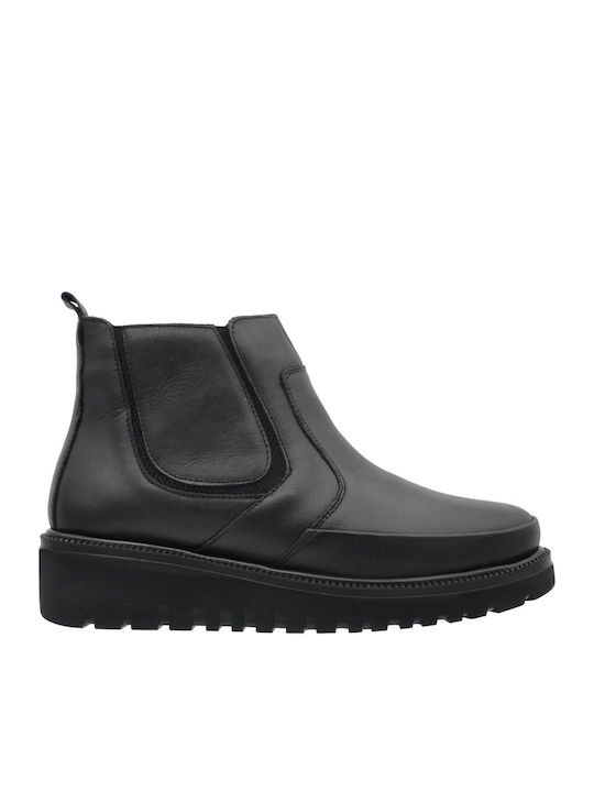 Ghete Dama cu Platformă Negru 15667-negru