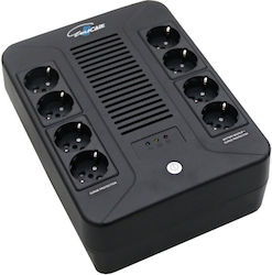 Eurocase EA200PLUS EVO UPS Line-Interactive 1000VA 600W