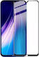 Frame 5D Full Glue Full Face Tempered Glass Μαύρο (Redmi Note 8T)