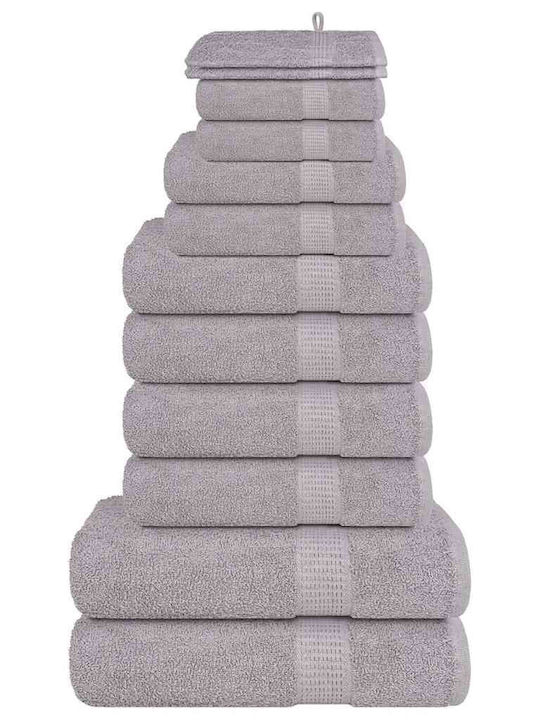 vidaXL Hand Towel Grey