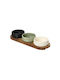 Kaemingk Wooden Dessert Divided Serving Plate with 3 Slots Multicolour 20x30x2.8cm
