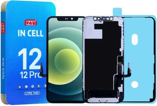 Screen with Touch Mechanism for iPhone 12, iPhone 12 Pro (Black)
