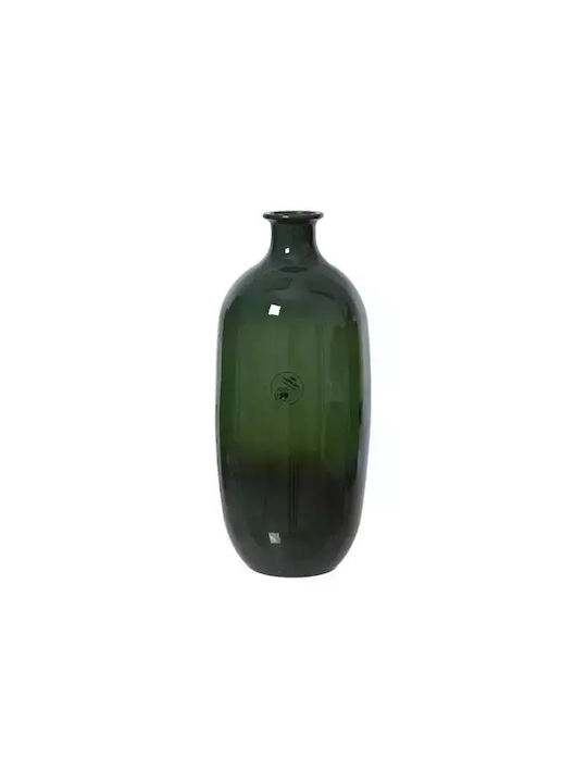 Kaemingk Decorative Vase Green 13x13x31cm