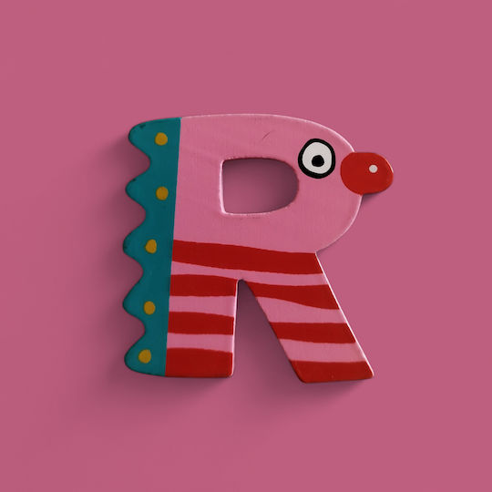 Tatiri Decorative Letter Pink made of Wood