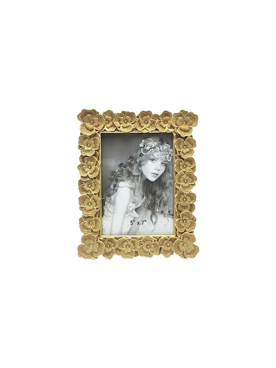 Embossed Gold Frame Blossom Polyresin Photo 20×25 Polyresin 22433-81