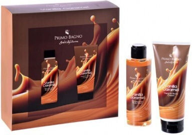 Primo Bagno Beauty Box Vanilla Caramel Σετ Περιποίησης για Καθαρισμό Σώματος 2τμχ