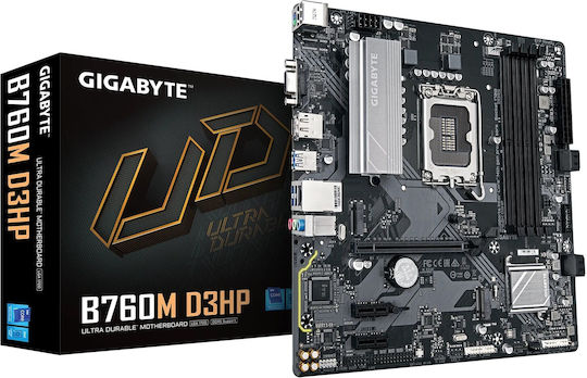 Gigabyte B760M D3HP Mainboard Micro ATX mit Intel 1700 Sockel