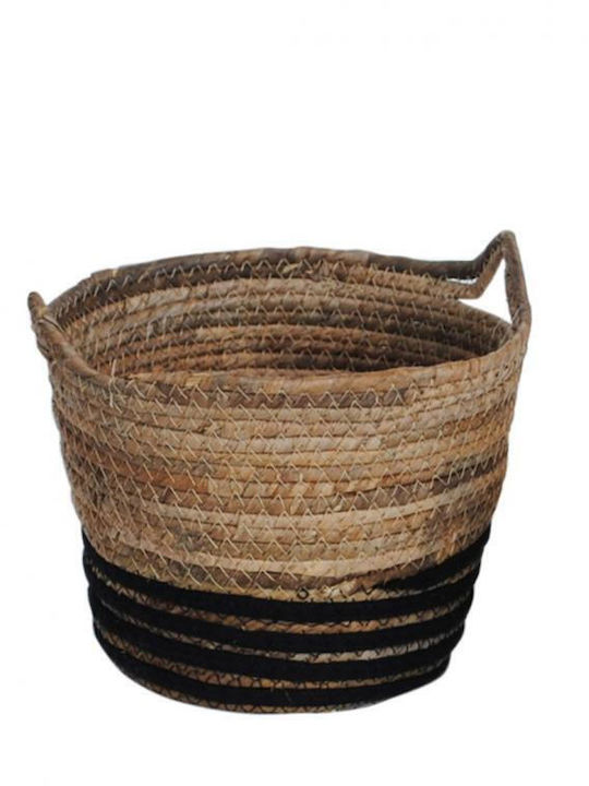 Banana Basket Cotton Black 23x19.5