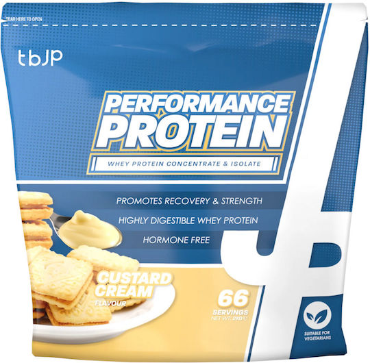 tbJp Performance Protein Protein Molke mit Geschmack Custard Cream 2kg