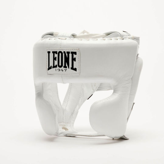 Leone 1947 Căști de box Adulți Față întreagă Din piele Alb