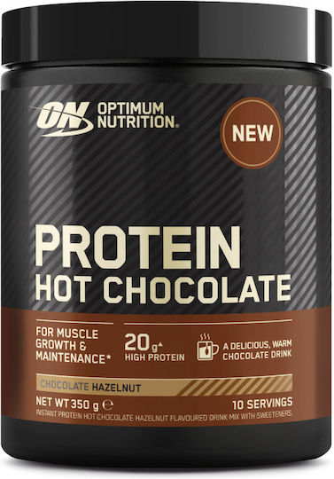 Optimum Nutrition Protein Hot Chocolate Protein Whey with Flavor Chocolate Hazelnut 350gr